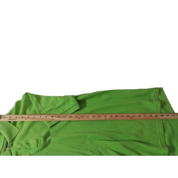 Men's Chaps Polo Green Shirt Size Large - Picture 6 of 16